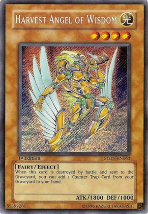 Harvest Angel of Wisdom [STON-EN063] Secret Rare - Trinity Hobby