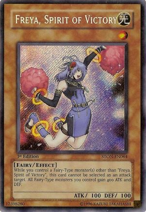 Freya, Spirit of Victory [STON-EN064] Secret Rare - Trinity Hobby
