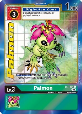 Palmon [EX1-034] (Alternate Art) [Classic Collection] - Trinity Hobby