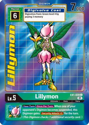 Lillymon [EX1-039] (Alternate Art) [Classic Collection] - Trinity Hobby