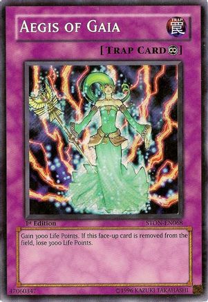 Aegis of Gaia [STON-EN068] Secret Rare - Trinity Hobby