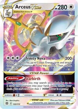 Arceus VSTAR (123/172) [Sword & Shield: Brilliant Stars] - Trinity Hobby