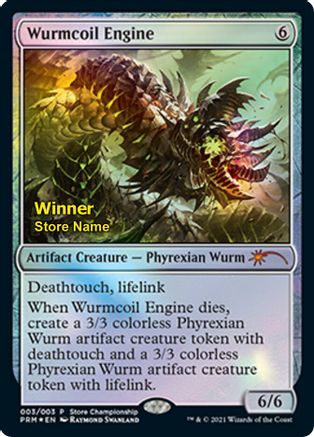 Wurmcoil Engine (Winner)  [Foil]  (GAME-003) - [Game Day & Store Championship Promos] - Trinity Hobby