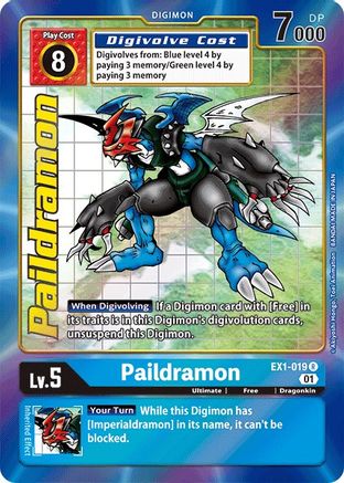 Paildramon [EX1-019] (Alternate Art) [Classic Collection] - Trinity Hobby