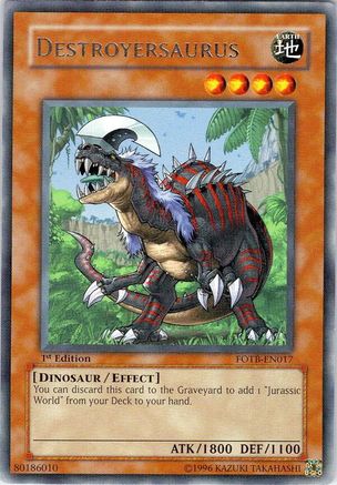 Destroyersaurus [FOTB-EN017] Rare - Trinity Hobby