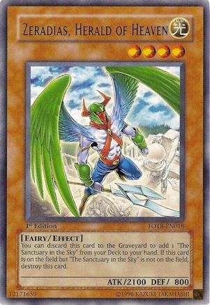Zeradias, Herald of Heaven [FOTB-EN018] Rare - Trinity Hobby
