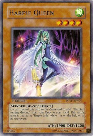 Harpie Queen [FOTB-EN020] Rare - Trinity Hobby