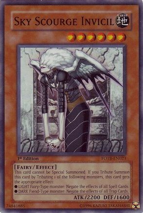 Sky Scourge Invicil [FOTB-EN023] Super Rare - Trinity Hobby
