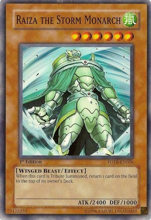 Raiza the Storm Monarch [FOTB-EN026] Super Rare - Trinity Hobby