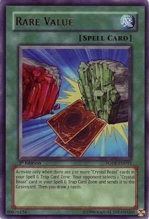 Rare Value [FOTB-EN033] Ultra Rare - Trinity Hobby