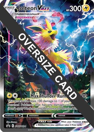 Jolteon VMAX (SWSH184) (Jumbo Card) [Sword & Shield: Black Star Promos] - Trinity Hobby
