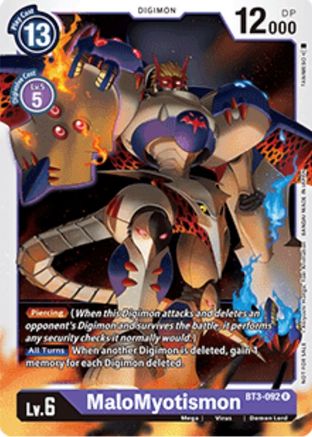MaloMyotismon [BT3-092] (Revision Pack 2021) [Release Special Booster Promos] - Trinity Hobby