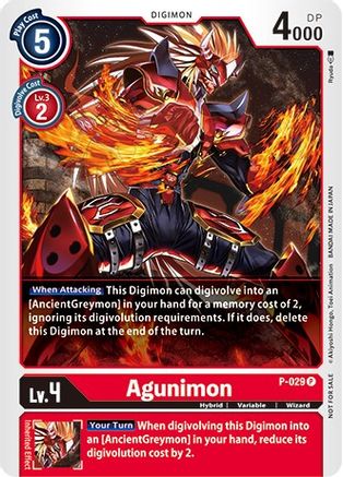 Agunimon [P-029] [Revision Pack Cards] - Trinity Hobby
