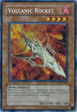 Volcanic Rocket [FOTB-EN000] Secret Rare - Trinity Hobby