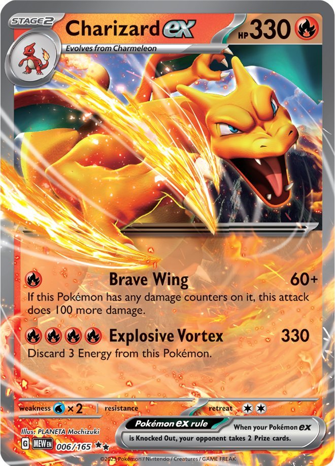 Charizard ex (006/165) [Scarlet & Violet 151] - Trinity Hobby