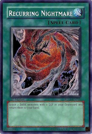 Recurring Nightmare [FOTB-EN066] Secret Rare - Trinity Hobby