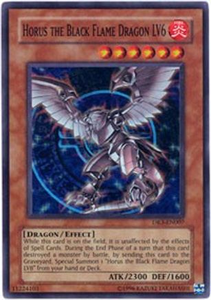 Horus the Black Flame Dragon LV6 [DR3-EN007] Super Rare - Trinity Hobby