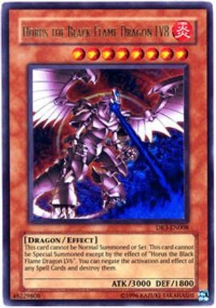 Horus the Black Flame Dragon LV8 [DR3-EN008] Ultra Rare - Trinity Hobby