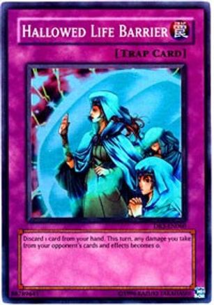 Hallowed Life Barrier [DR3-EN060] Super Rare - Trinity Hobby