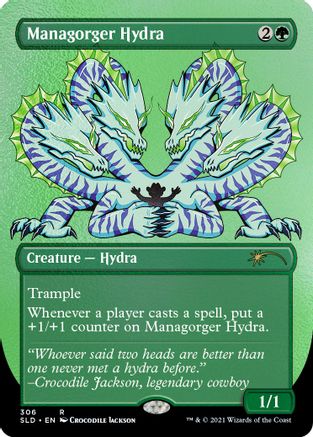 Managorger Hydra (Foil Etched) (SLD-306) - [Secret Lair Drop Series] Foil - Trinity Hobby
