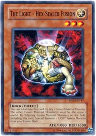 The Light - Hex-Sealed Fusion [DR3-EN147] Common - Trinity Hobby