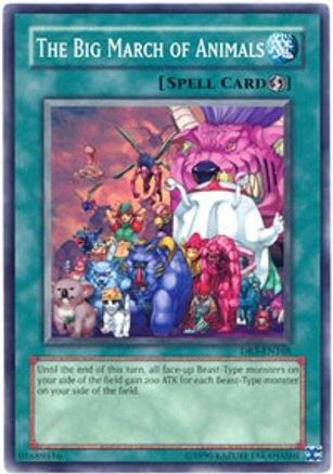 The Big March of Animals [DR3-EN168] Common - Trinity Hobby