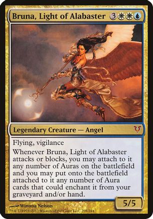 Bruna, Light of Alabaster (Open the Helvault)  [Foil]  (OVER-208) - [Oversize Cards] - Trinity Hobby
