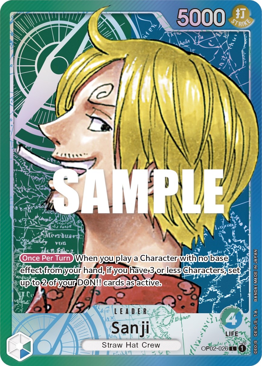 Sanji (Alternate Art) (OP02-026) - [Paramount War] Foil - Trinity Hobby