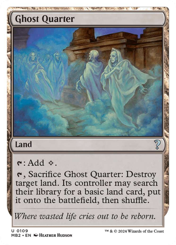 Ghost Quarter (White Border) [Mystery Booster 2] - Trinity Hobby
