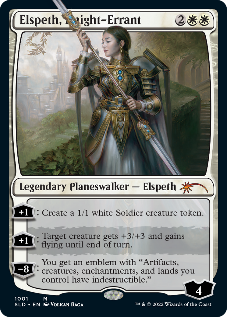 Elspeth, Knight-Errant  [Foil]  (SLD-1001) - [Secret Lair Drop] - Trinity Hobby