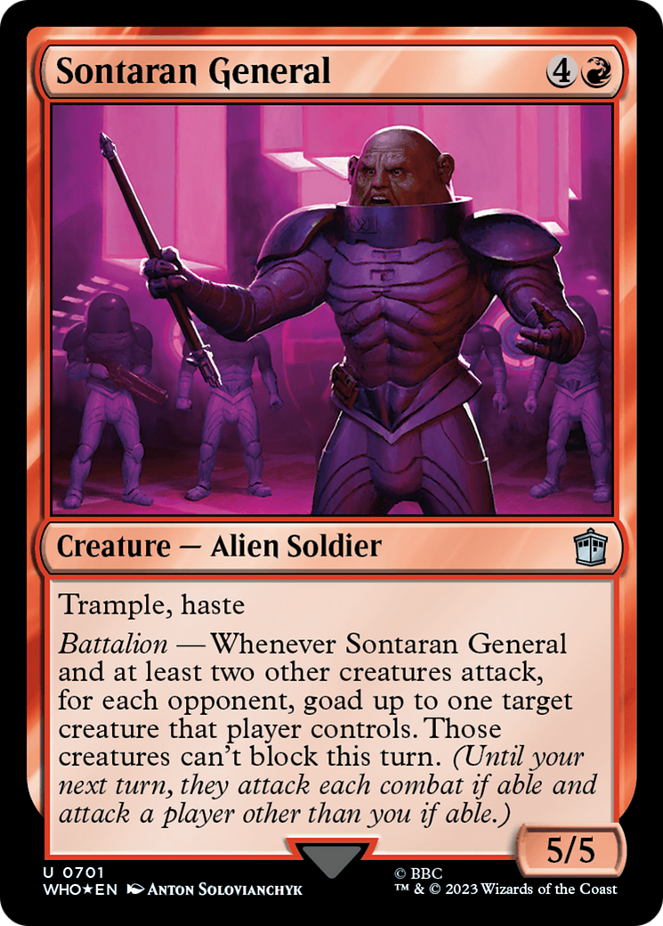 Sontaran General (Surge Foil) [Doctor Who] - Trinity Hobby