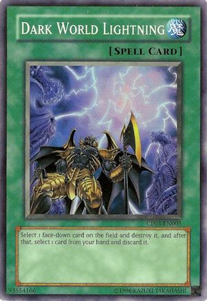 Dark World Lightning [CP03-EN005] Super Rare - Trinity Hobby