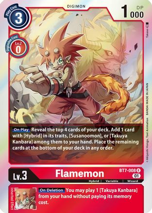 Flamemon [BT7-008] [Next Adventure] - Trinity Hobby
