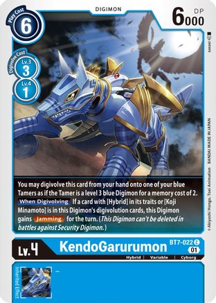 KendoGarurumon [BT7-022] [Prochaine aventure] 