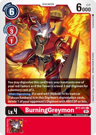BurningGreymon [BT7-011] [Next Adventure] - Trinity Hobby