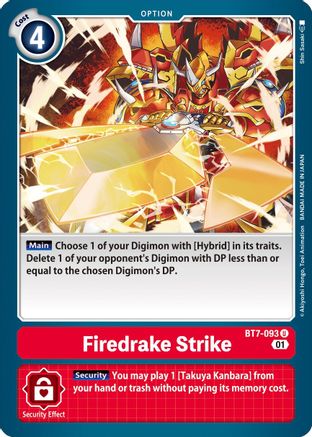 Firedrake Strike [BT7-093] [Next Adventure] - Trinity Hobby