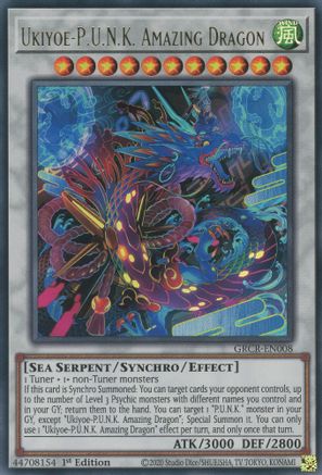 Ukiyoe-P.U.N.K. Amazing Dragon [GRCR-EN008] Ultra Rare - Trinity Hobby