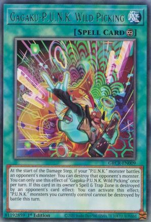 Gagaku-P.U.N.K. Wild Picking [GRCR-EN009] Rare - Trinity Hobby