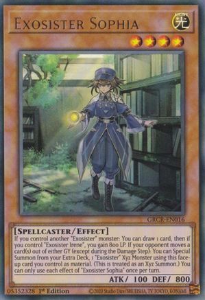 Exosister Sophia [GRCR-EN016] Ultra Rare - Trinity Hobby