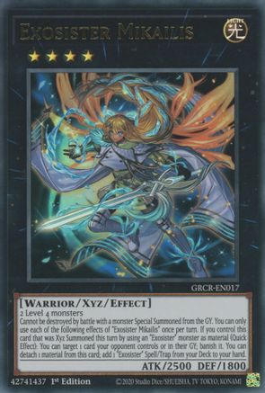 Exosister Mikailis [GRCR-EN017] Ultra Rare - Trinity Hobby
