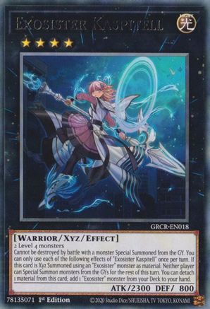 Exosister Kaspitell [GRCR-EN018] Rare - Trinity Hobby