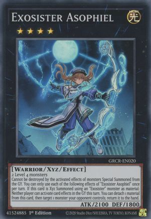 Exosister Asophiel [GRCR-EN020] Super Rare - Trinity Hobby