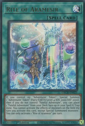 Rite of Aramesir [GRCR-EN025] Ultra Rare - Trinity Hobby