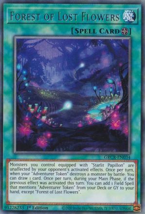 Forest of Lost Flowers [GRCR-EN034] Rare - Trinity Hobby