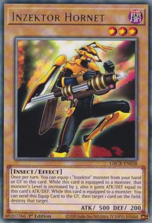 Inzektor Hornet [GRCR-EN038] Rare - Trinity Hobby
