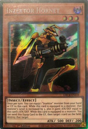 Inzektor Hornet [GRCR-EN038] Collector's Rare - Trinity Hobby