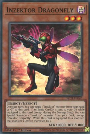 Inzektor Dragonfly [GRCR-EN040] Super Rare - Trinity Hobby