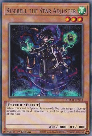 Risebell the Star Adjuster [GRCR-EN043] Rare - Trinity Hobby