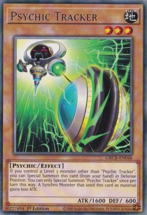 Psychic Tracker [GRCR-EN046] Rare - Trinity Hobby