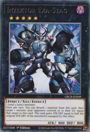 Inzektor Exa-Stag [GRCR-EN049] Rare - Trinity Hobby
